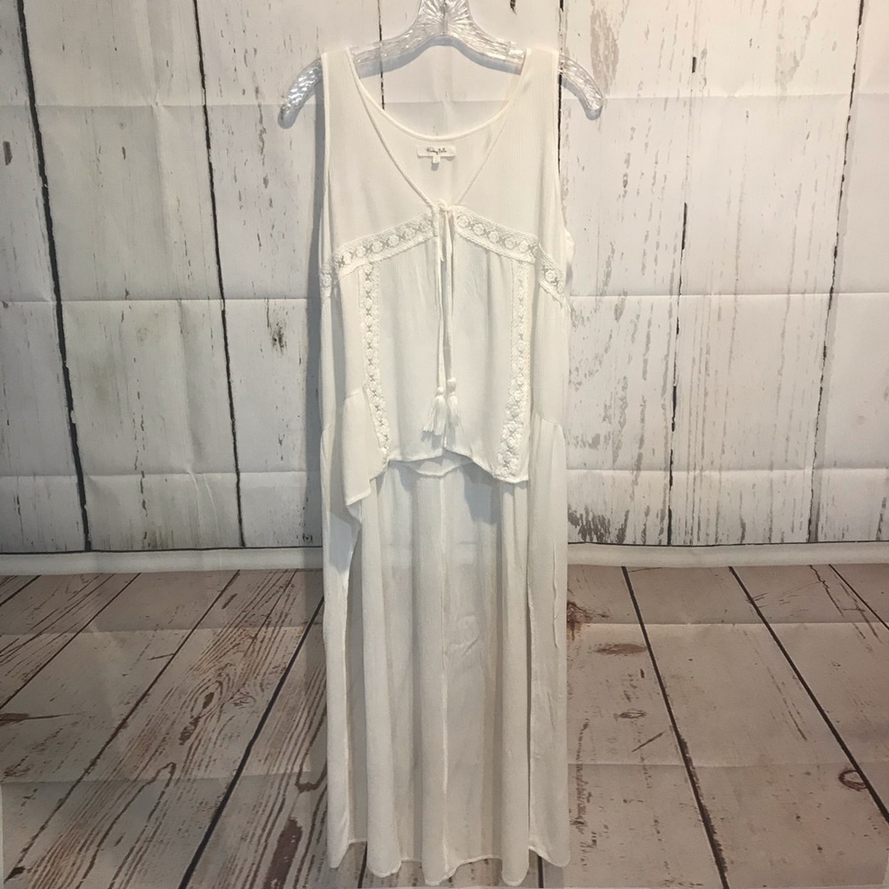 Honey Belle hi/low vest. Sz L.